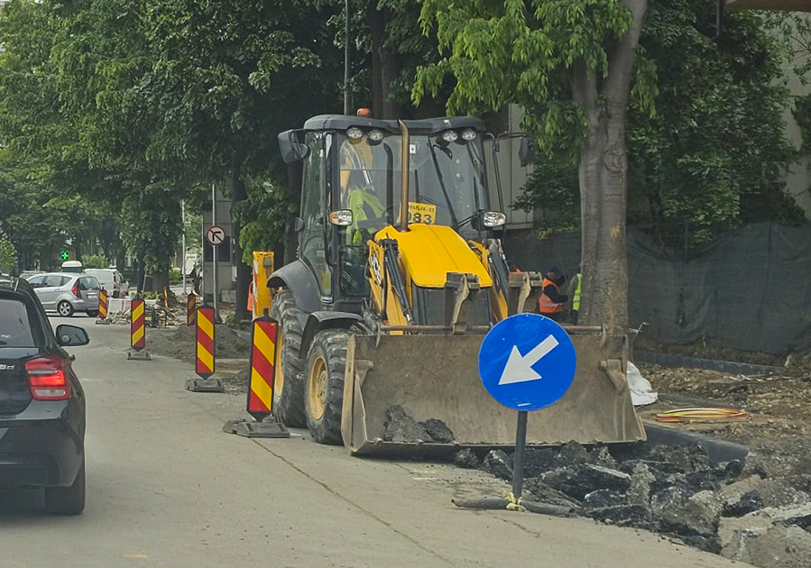 Primăria-Șantier a distrus din nou bulevardul Mamaia