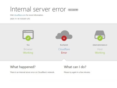 A picat Cloudfare în nas și a tras și jumate de internet cu el…