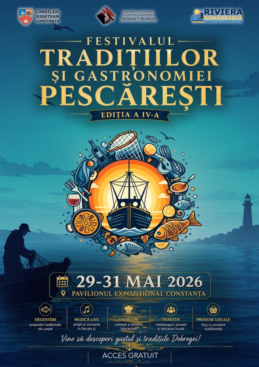 Festivalul Tradițiilor și Gastronomiei Pescărești în Constanța, la Pavilion