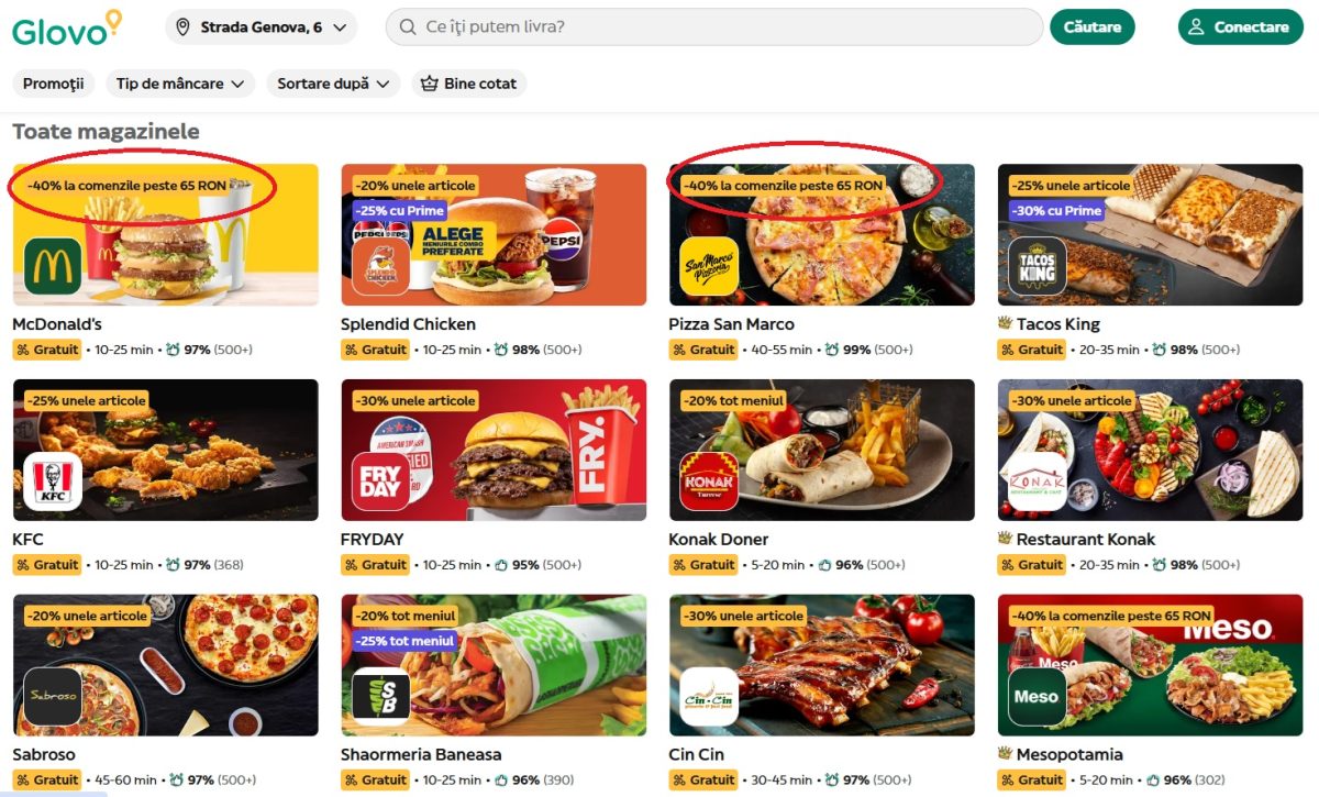 Hack comenzi la domiciliu 2026: Glovo