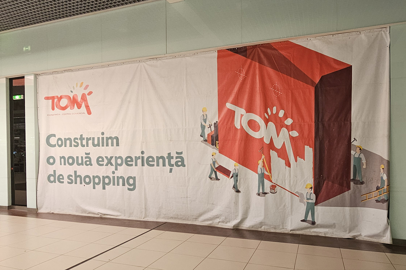 Zici TOM Mall Constanța, zici faliment
